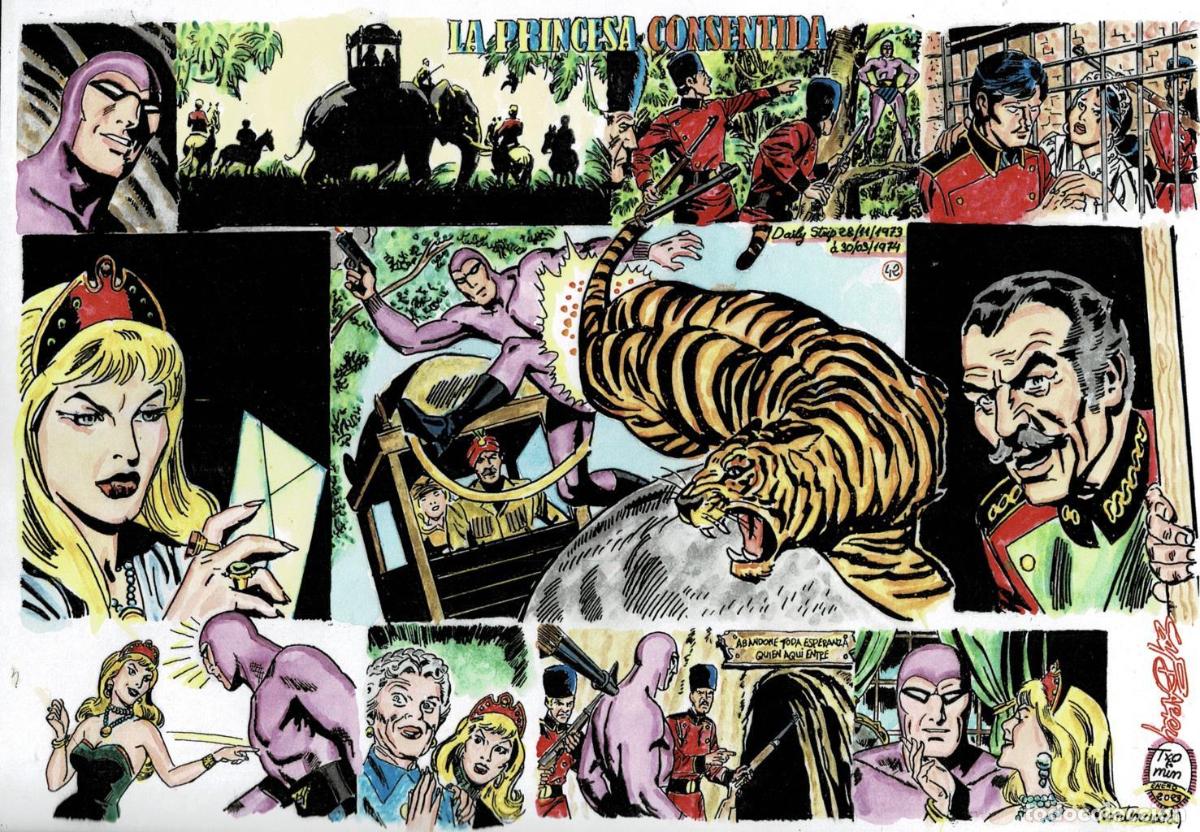 Cinema: Poster DIN 4 numero 1525: The Phantom-El Fantasma: version coloreada de La princesa consentida
