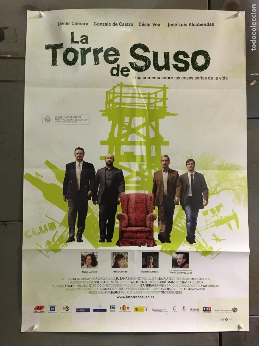Cine: AEX49 LA TORRE DE SUSO JAVIER CAMARA GONZALO DE CASTRO POSTER ORIGINAL 70X100 ESTRENO h1