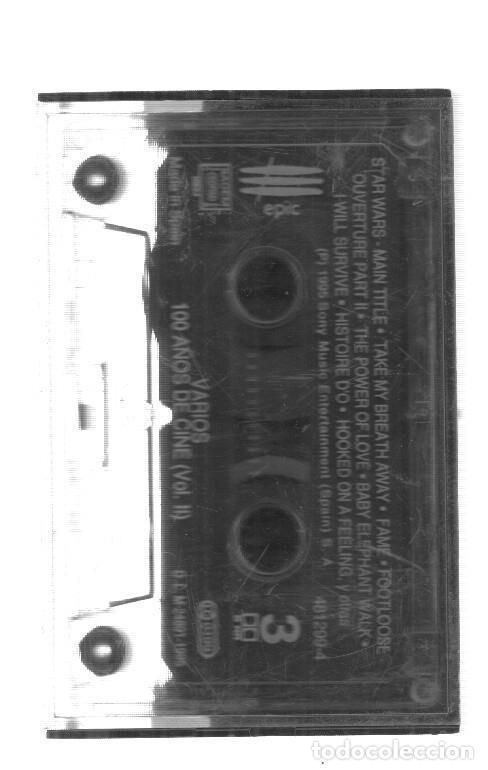 Cinema: Cinta Casete: 100 A&Ntilde;OS DE CINE - Volumen II / Recopilatorio (SIN CARATULA) - Varios