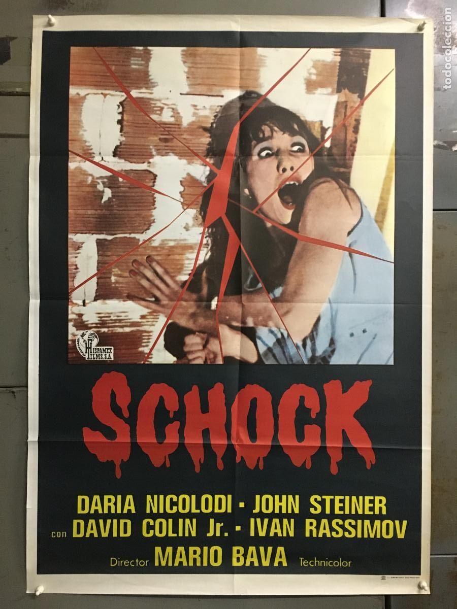 Kino: AEX75 SCHOCK MARIO BAVA TERROR POSTER ORIGINAL 70X100 ESTRENO h0