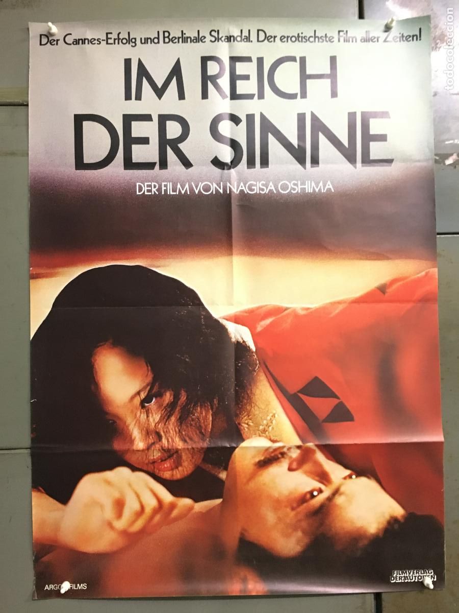 Cine: AEX66 EL IMPERIO DE LOS SENTIDOS NAGISA OSHIMA POSTER ORIGINAL ALEMAN 60X84 h0