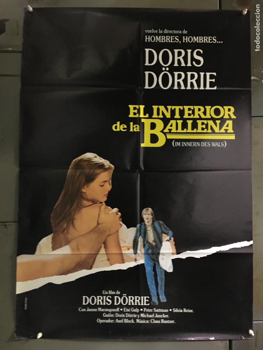 Cine: AEX88 EL INTERIOR DE LA BALLENA DORIS DORRIE POSTER ORIGINAL 70X100 ESTRENO h0
