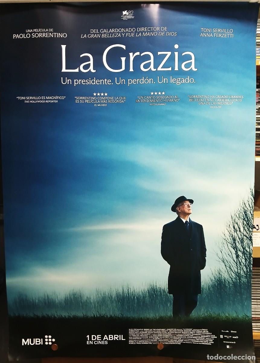 Cine: La Grazia. P&oacute;ster original (70x100 cm aprox) Paolo Sorrentino