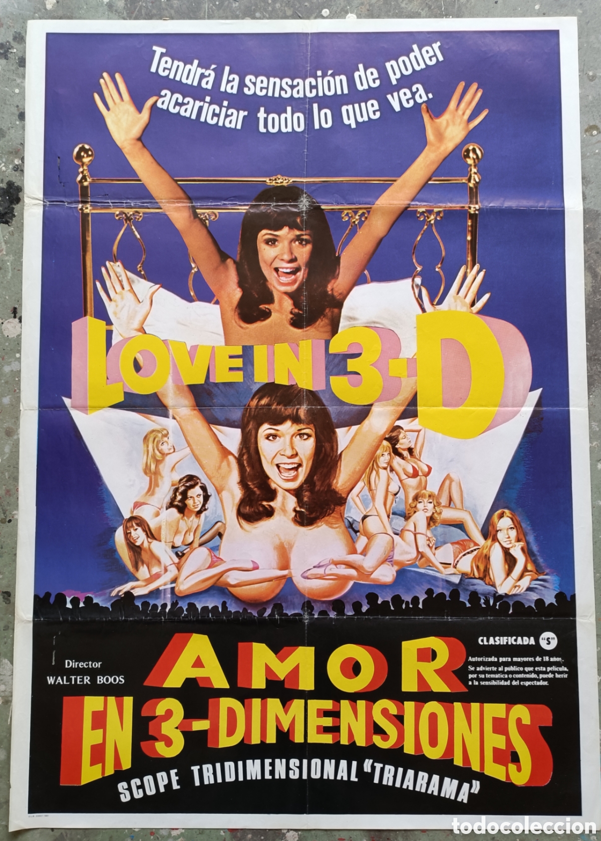 Cine: Cartel de cine. Amor en tres dimensiones.