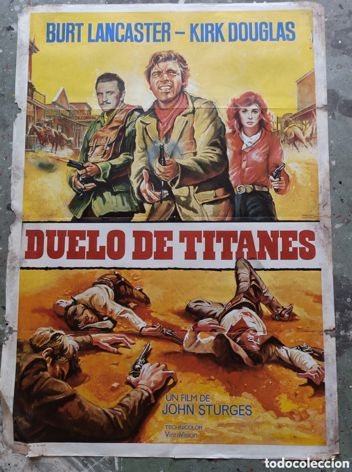 Cine: Cartel de cine. Duelo de titanes.