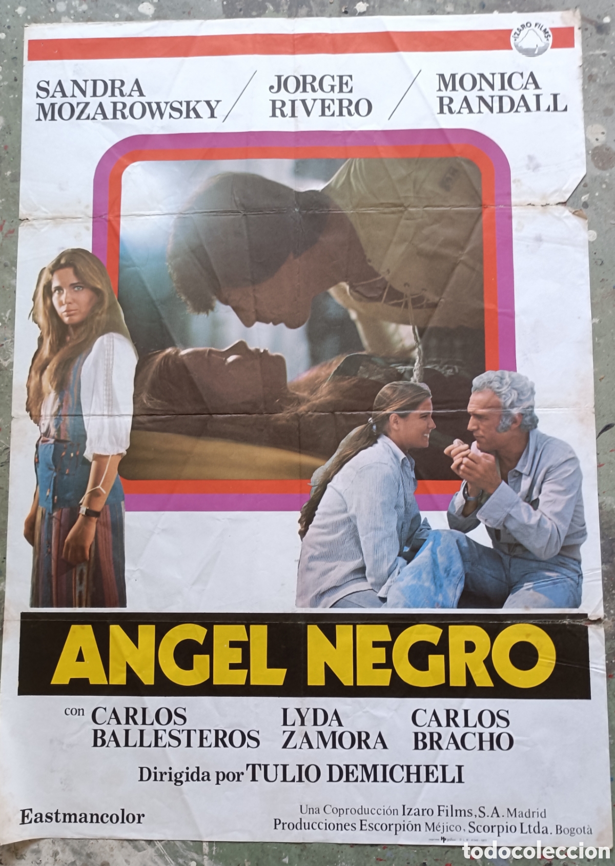 Cine: Cartel de cine. &Aacute;ngel Negro