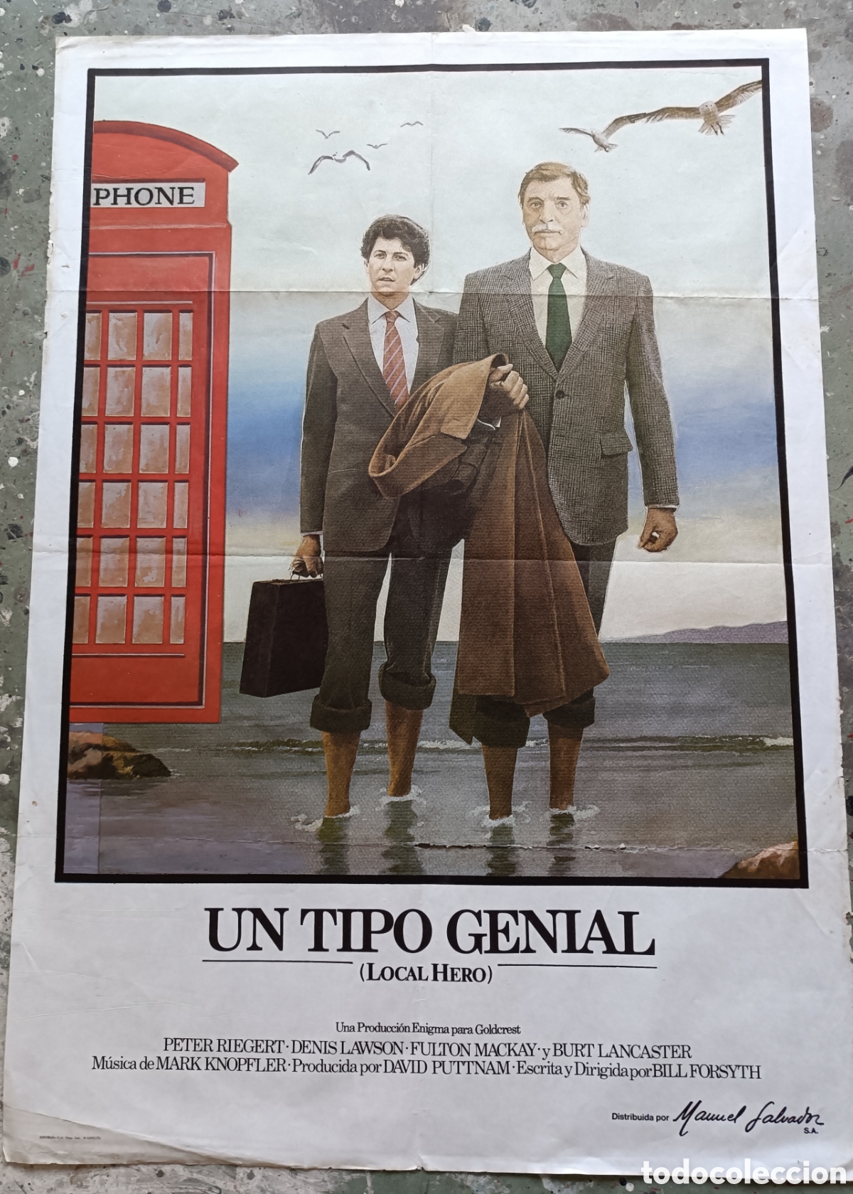 Cine: Cartel de cine. Un tipo genial.