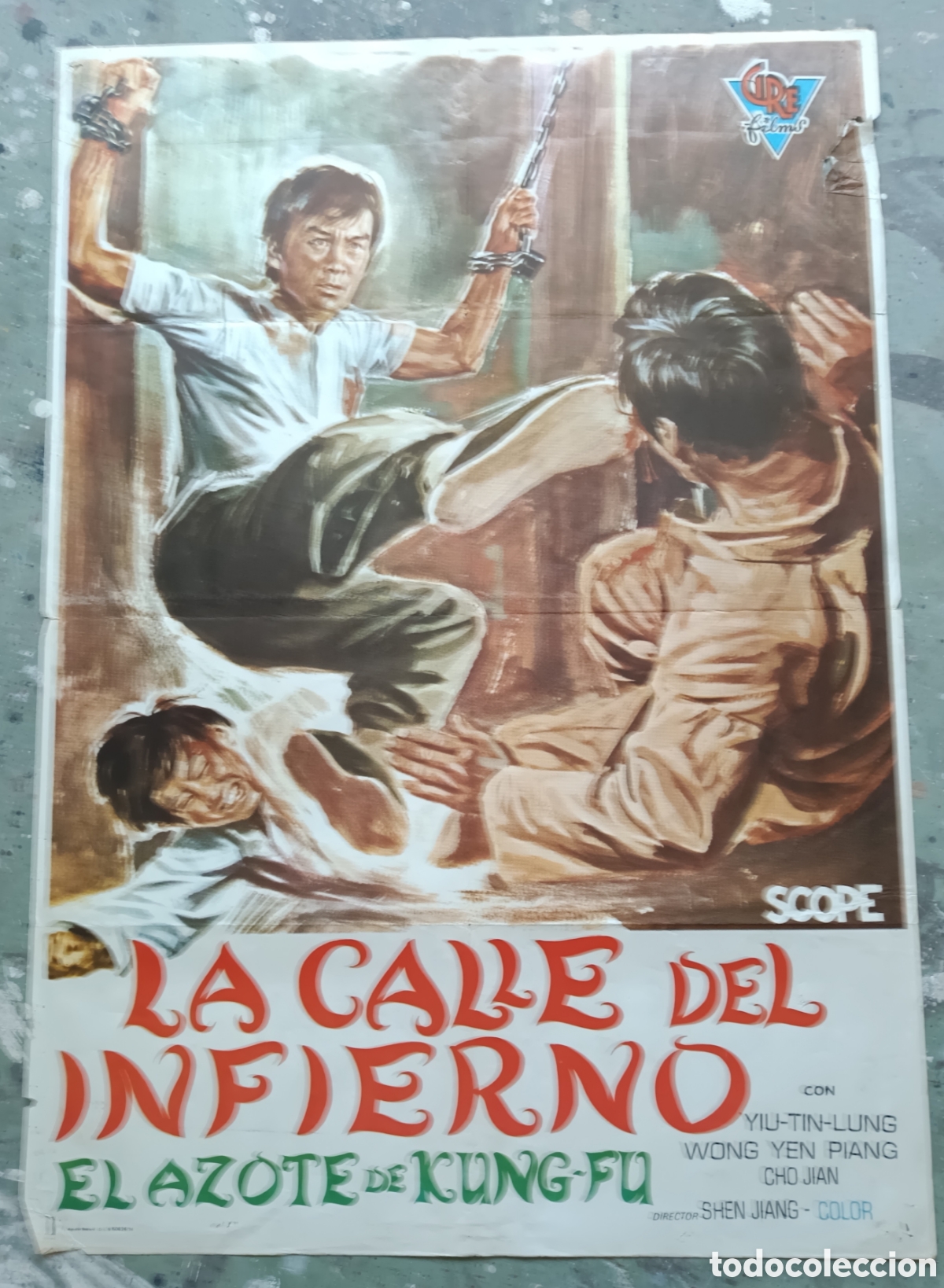 Cine: Cartel de cine. La calle del infierno.