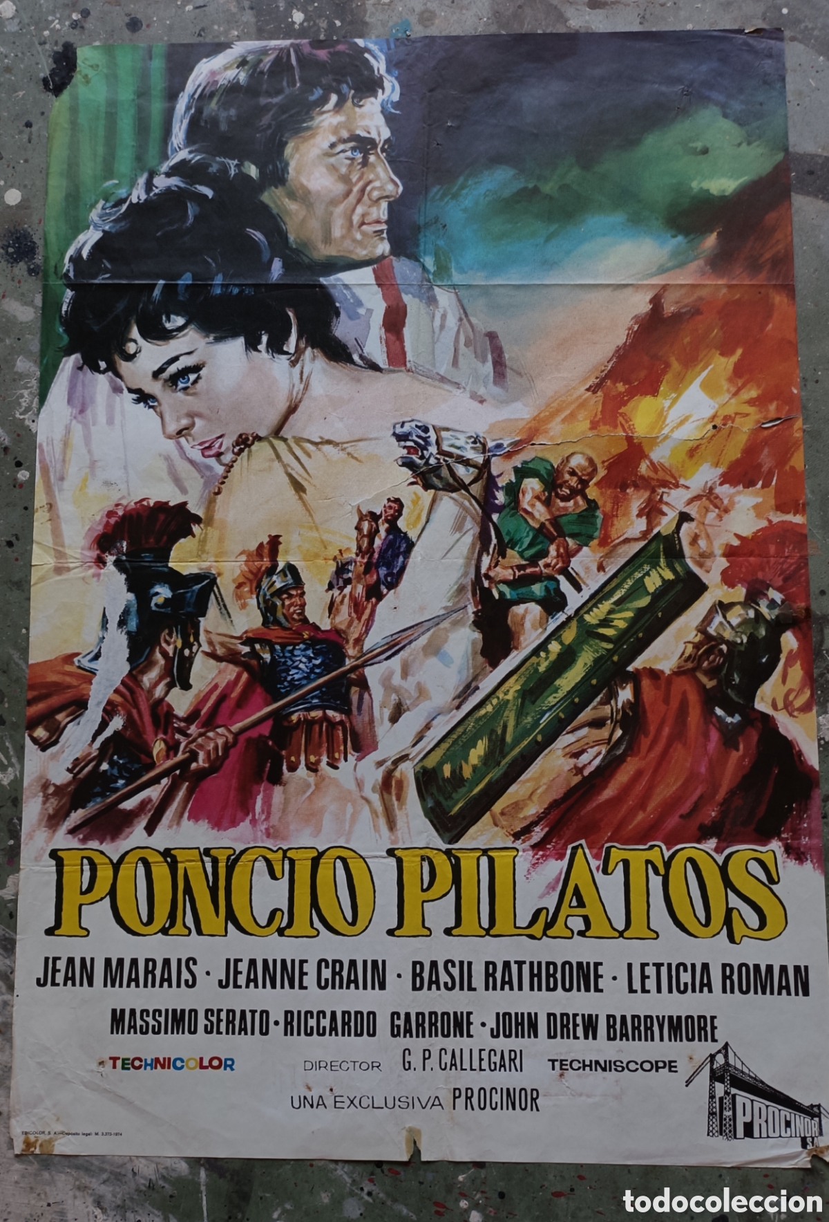 Cine: Cartel de cine. Poncio Pilatos