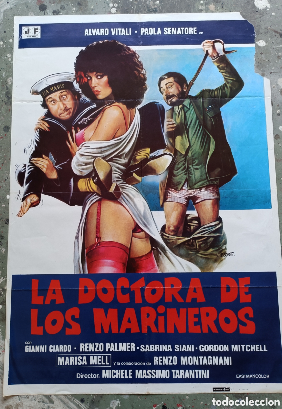 Cine: Cartel de cine. La doctora de los Marineros.