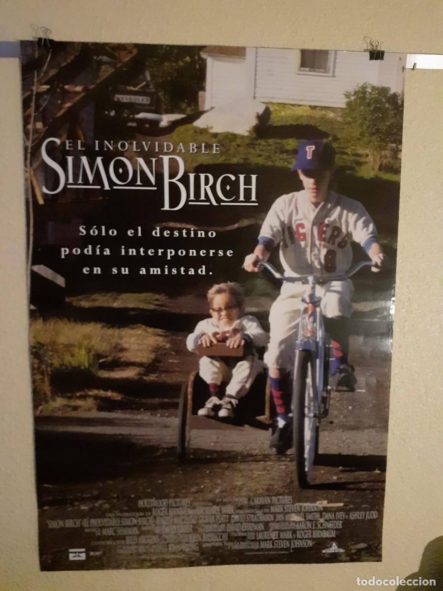 Cine: P&oacute;ster Original de cine El Inolvidable Simon Birch (1998)