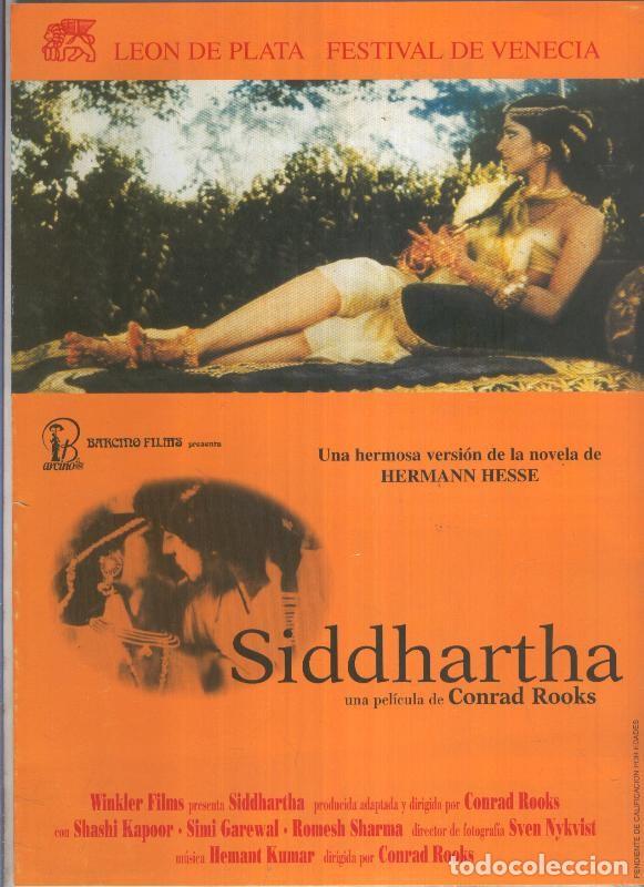 Cinema: Caratula cine: Siddhartha (version de la novela de Hermann Hesse) - Varios