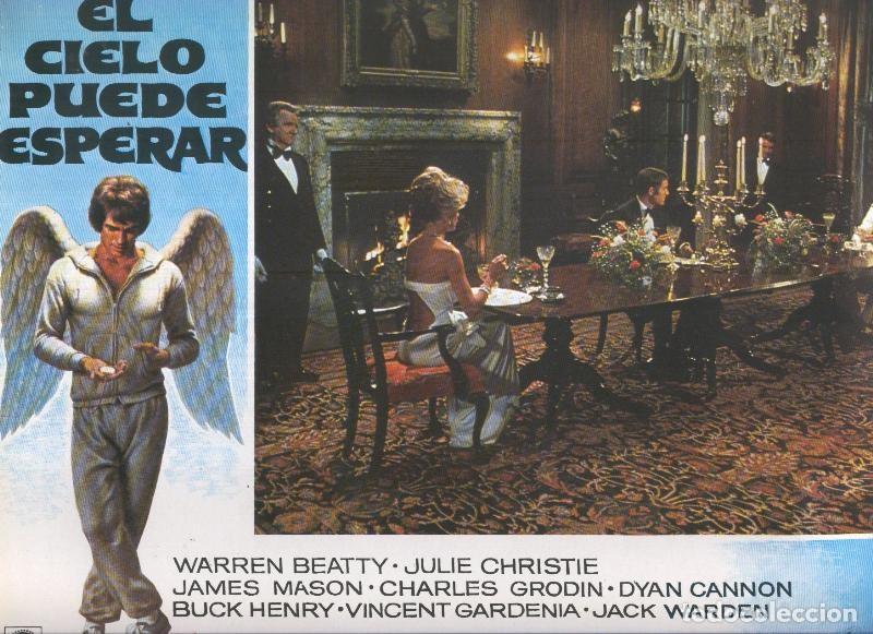 Kino: Caratula cine: El cielo puede esperar, un film de Warren Beatty , numerada 5 en trasera - Varios