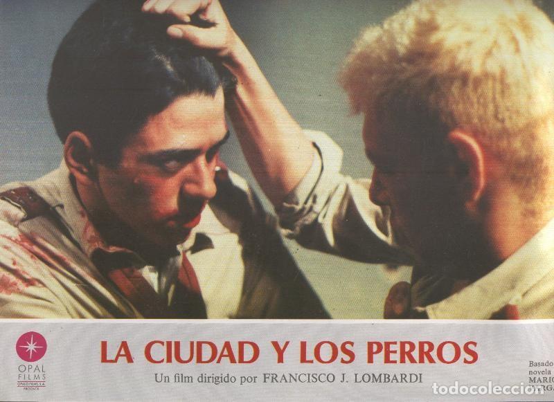 Cine: Caratula cine: La ciudad y los perros, un film de Francisco J.Lombardi, numerada 03 en trasera - Var