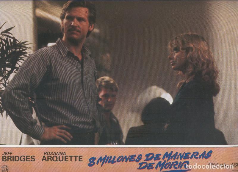 Cine: Caratula cine: 8 millones de maneras de morir, un film de Hal Ashby, numerada 10 en trasera - Varios