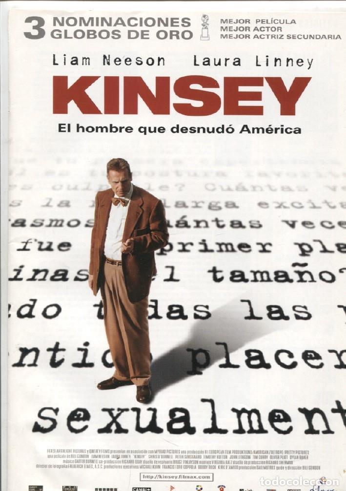 Cinema: Caratula cine: KINSEY el hombre que desnudo America - Varios
