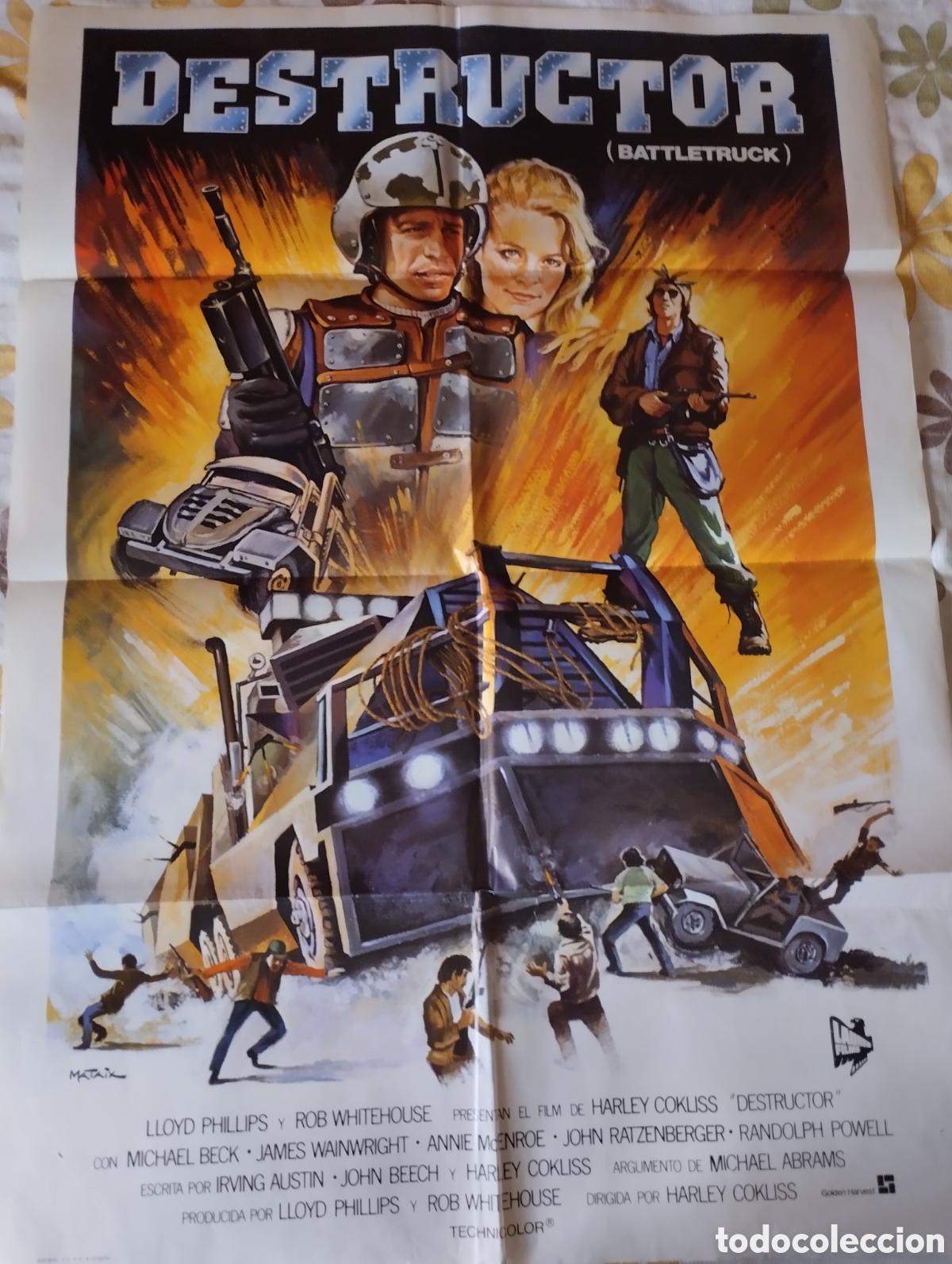 Cine: CARTEL POSTER 100 X 70 - DESTRUCTOR