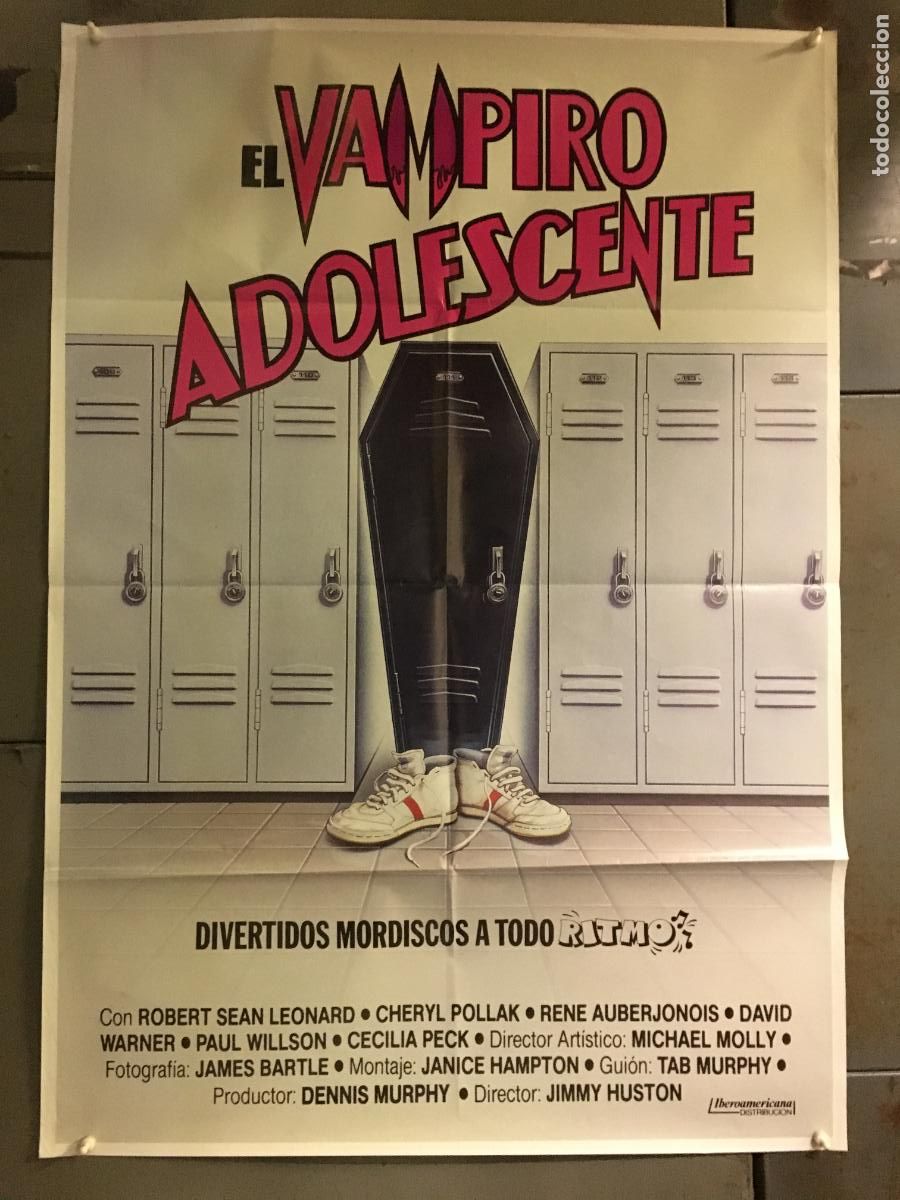 Cine: AEY12 EL VAMPIRO ADOLESCENTE ROBERT SEAN LEONARD POSTER ORIGINAL 70X100 ESTRENO h0