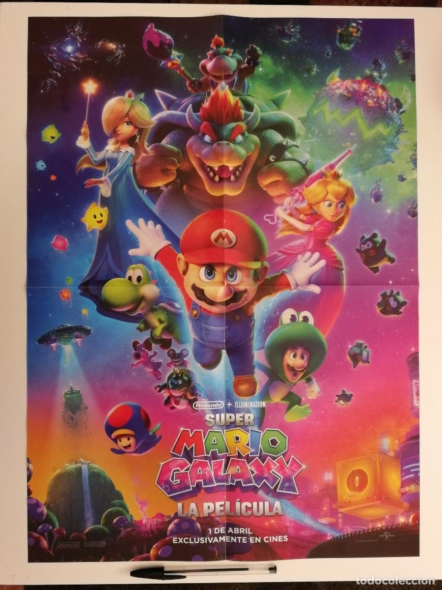 Cine: POSTER COLECCIONABLE -A2- Super Mario Galaxy La Pel&iacute;cula - NINTENDO