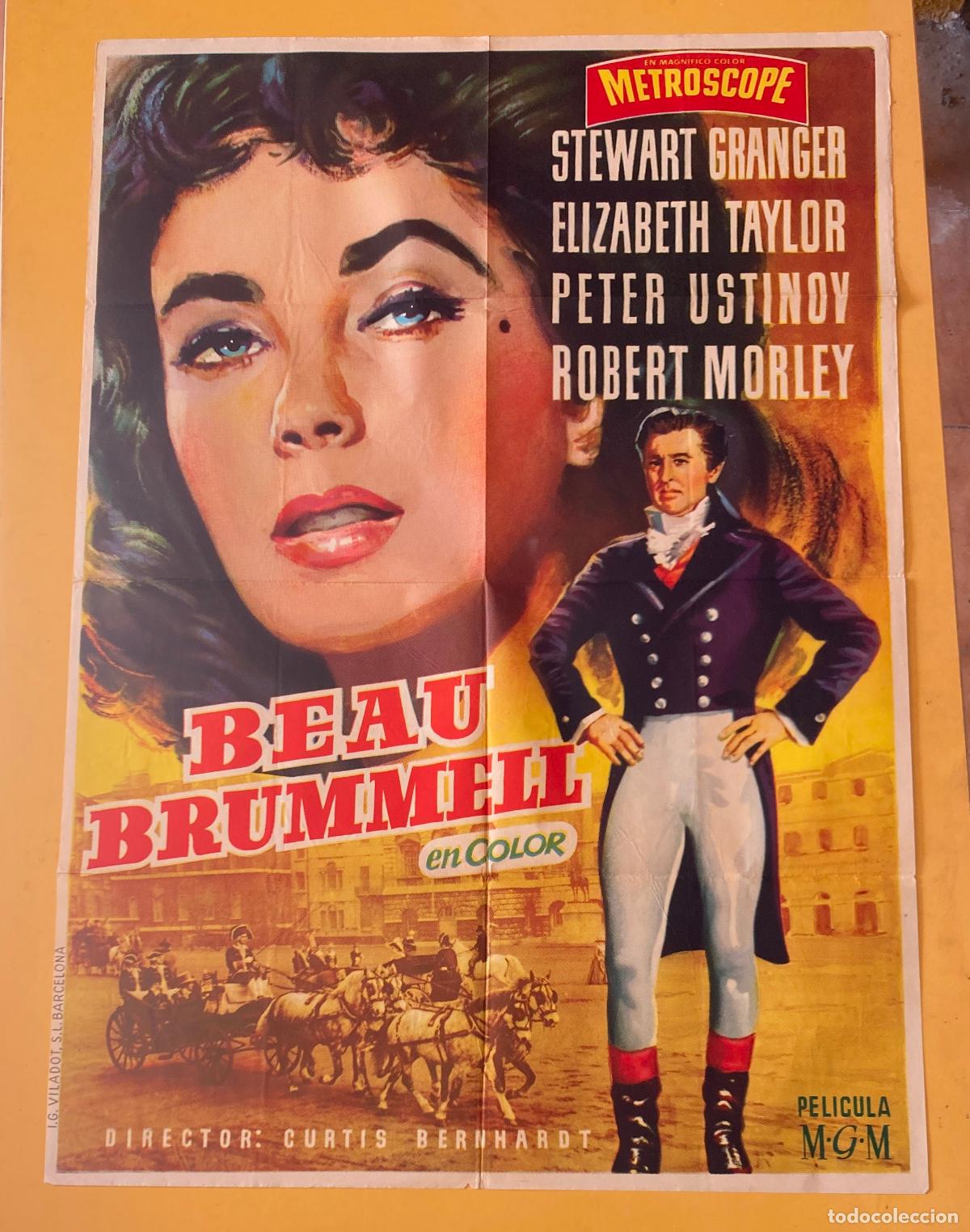 Cine: POSTER ORIGINAL, BEAU BRUMMELL