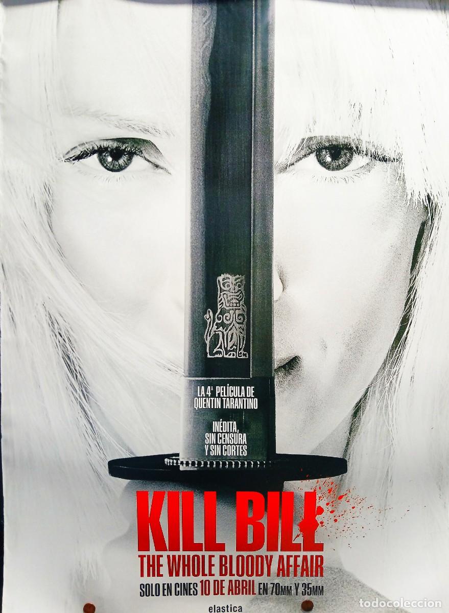 Cine: Kill Bill: The Whole Bloody Affair. Poster original 100X70 cm aprox.