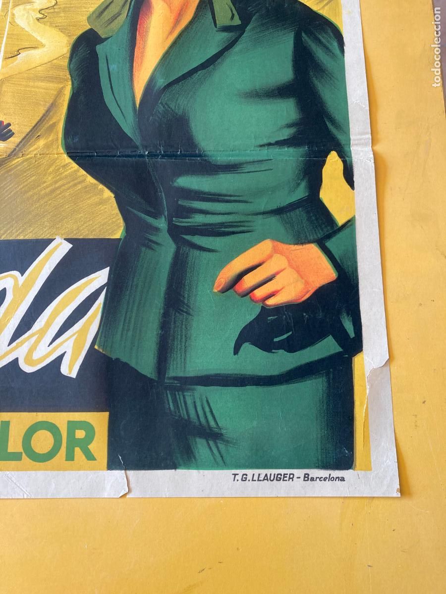 Cine: POSTER ORIGINAL, PERSEGUIDA - ROBERT MITCHUM - Foto 3