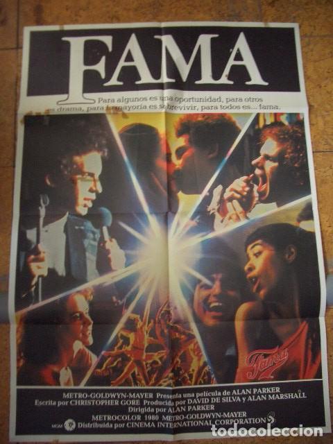 Cine: P&oacute;ster original de cine 70x100xm FAMA, ALAN PARKER, 1980