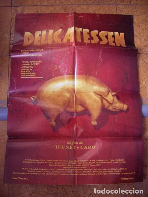 Cine: P&oacute;ster original de cine 70x100xm Delicatessen - Dominique Pinon, Howard Vernon, Chick Ortega - poste