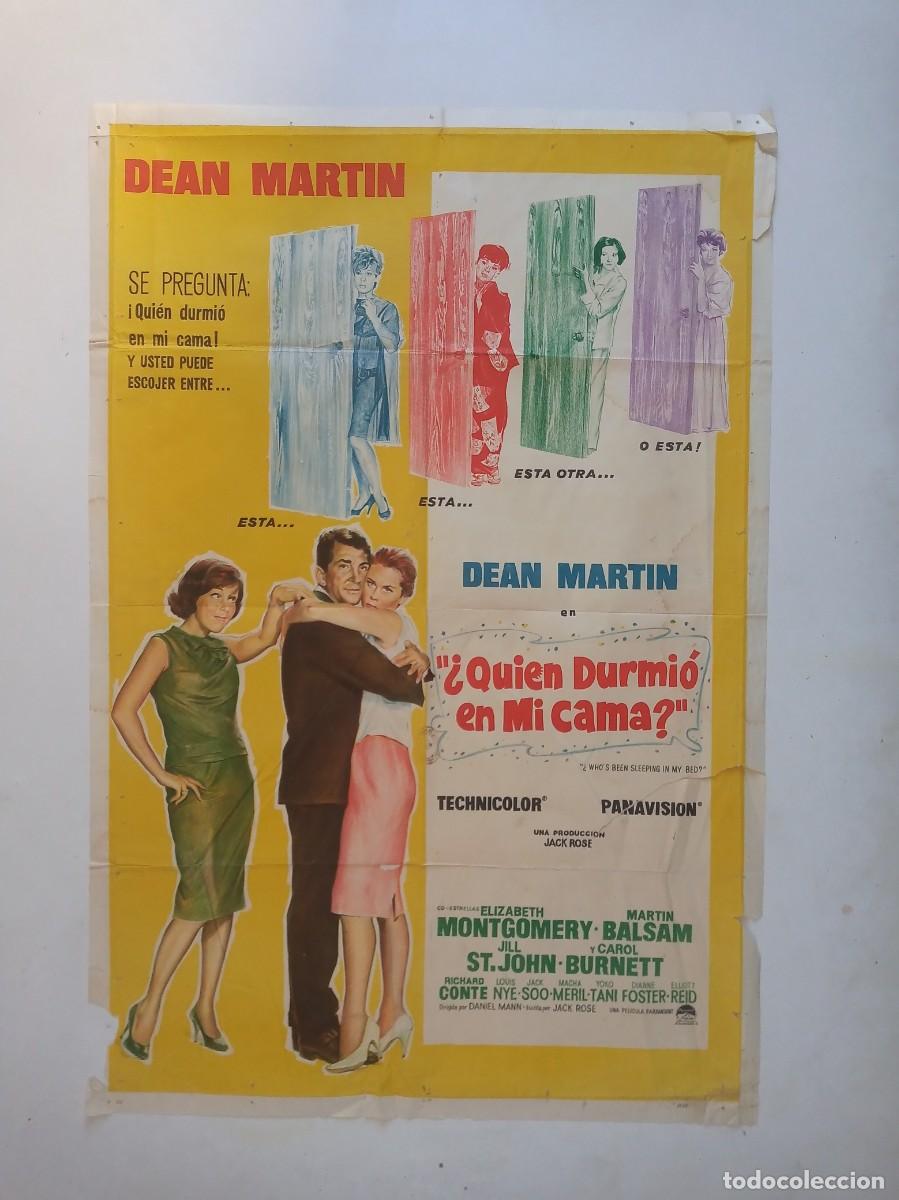 Cine: CONSEJOS A MEDIANOCHE (1963) cartel argentino 75 X 110 litografico Dean Martin Elizabeth Montgomery