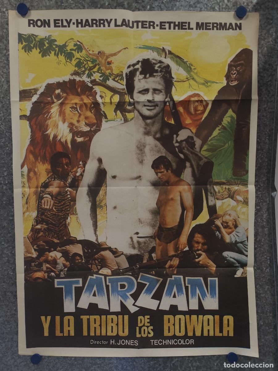 Cine: Tarzan y la tribu Bowala, Ron Ely, Manue Padilla POSTER ORIGINAL