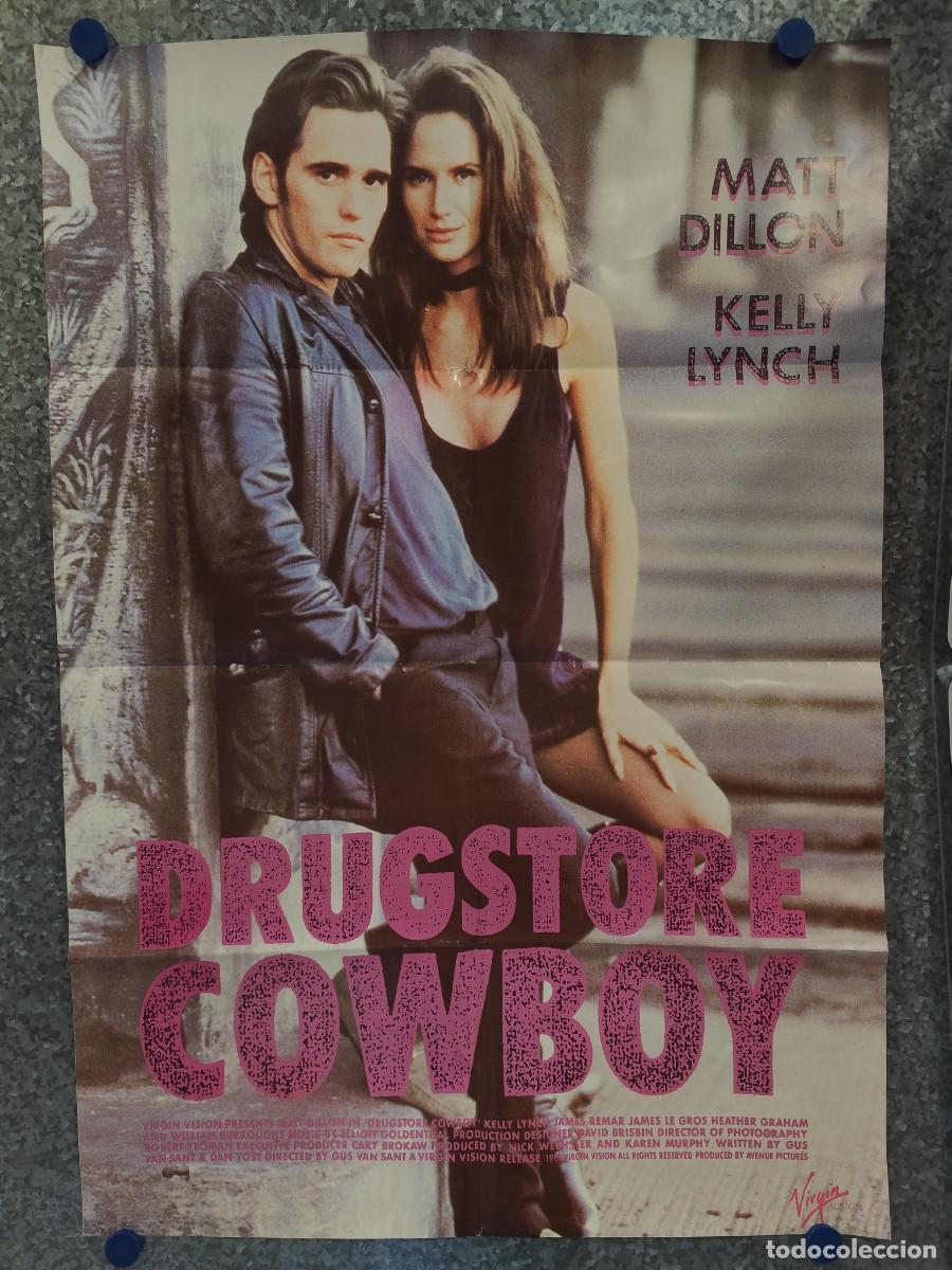 Cine: DRUGSTORE COWBOY. MATT DILLON, KELLY LYNCH A&Ntilde;O 1989. POSTER ORIGINAL