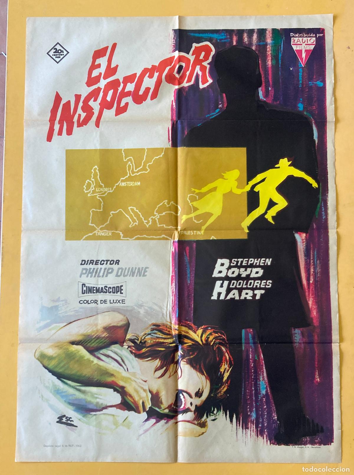 Cine: POSTER ORIGINAL, EL INSPECTOR