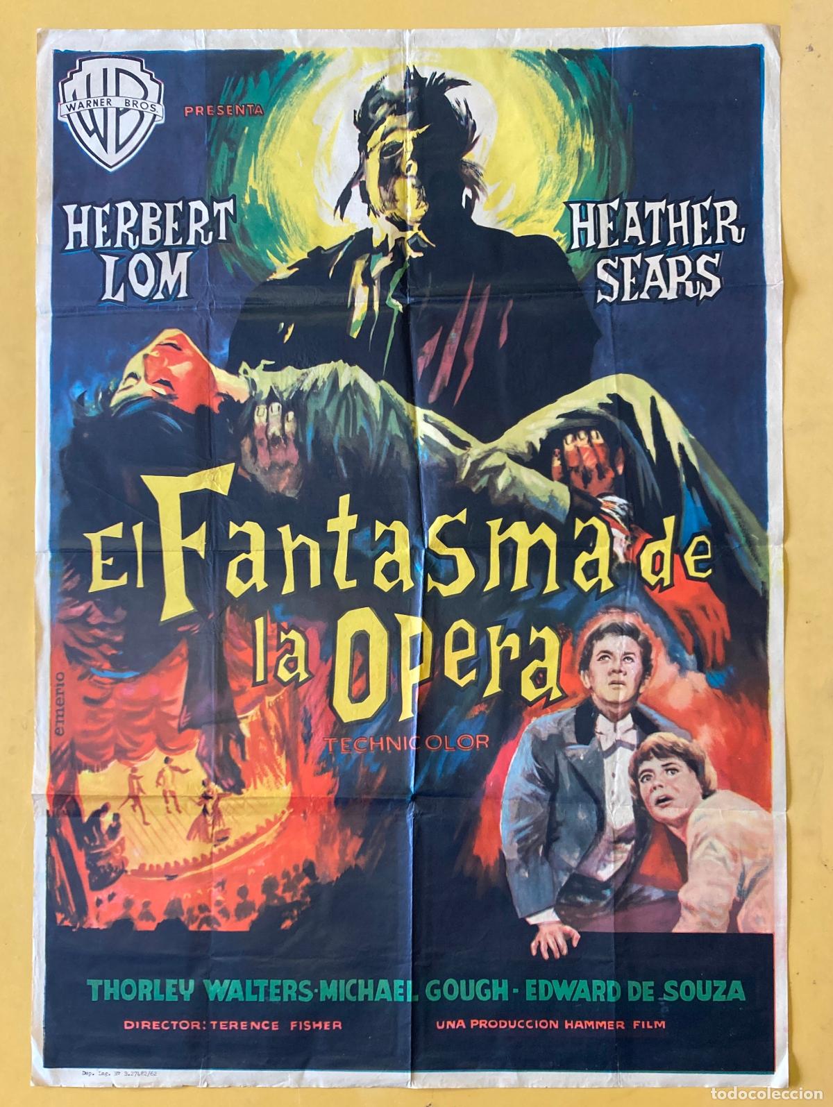 Cine: POSTER ORIGINAL, EL FANTASMA DE LA OPERA