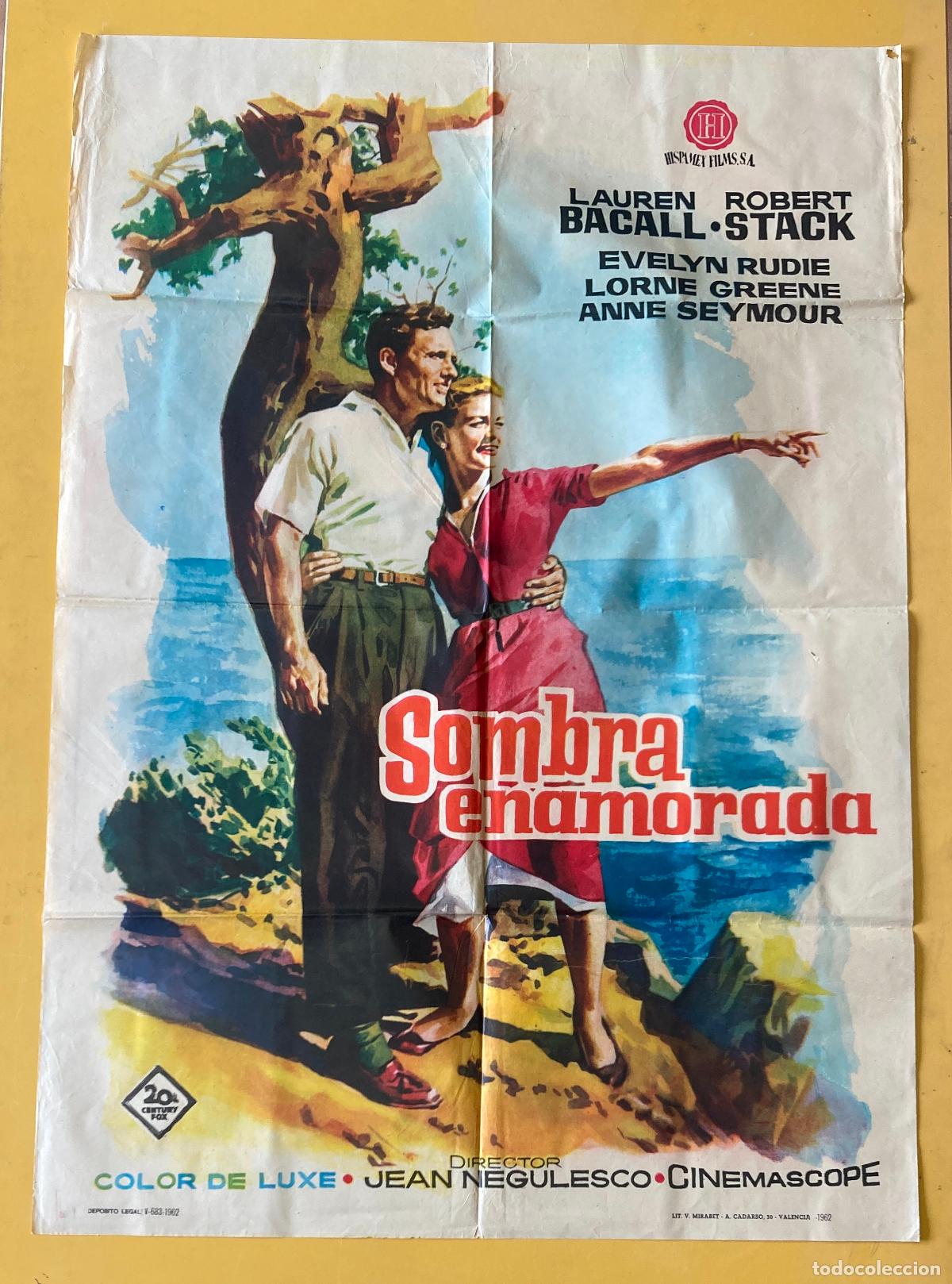 Cine: POSTER ORIGINAL, SOMBRA ENAMORADA - LAUREN BACAL