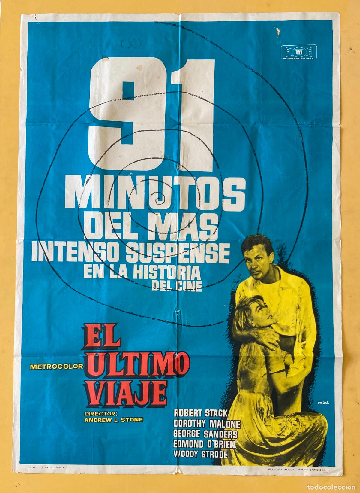 Cine: POSTER ORIGINAL, EL ULTIMO VIAJE