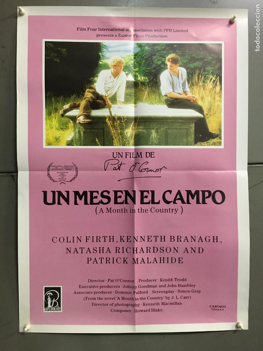 Cine: AEY75 UN MES EN EL CAMPO KENNETH BRANAGH POSTER ORIGINAL 50X70 ESTRENO