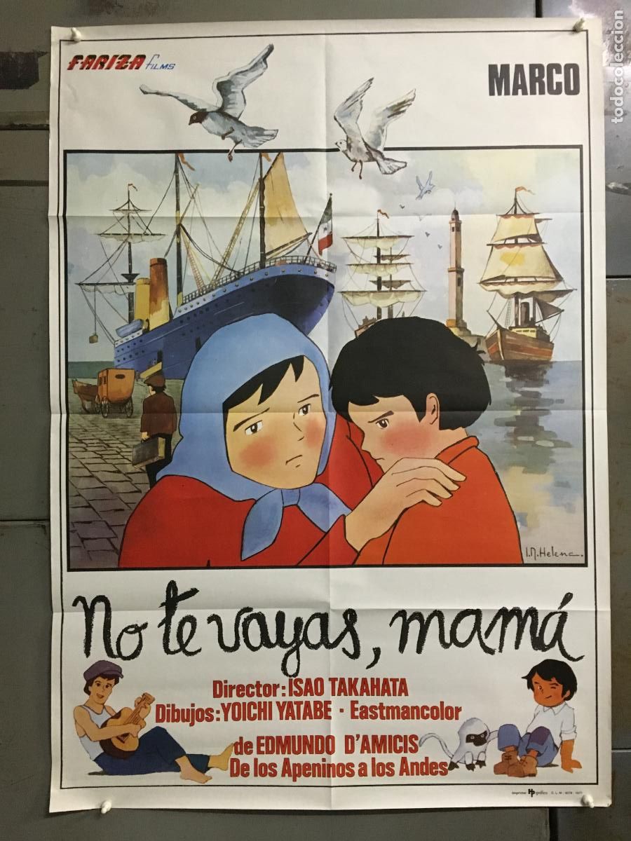 Cine: AEY99 NO TE VAYAS MAMA MARCO SERIE TV POSTER ORIGINAL 70X100 ESTRENO h0