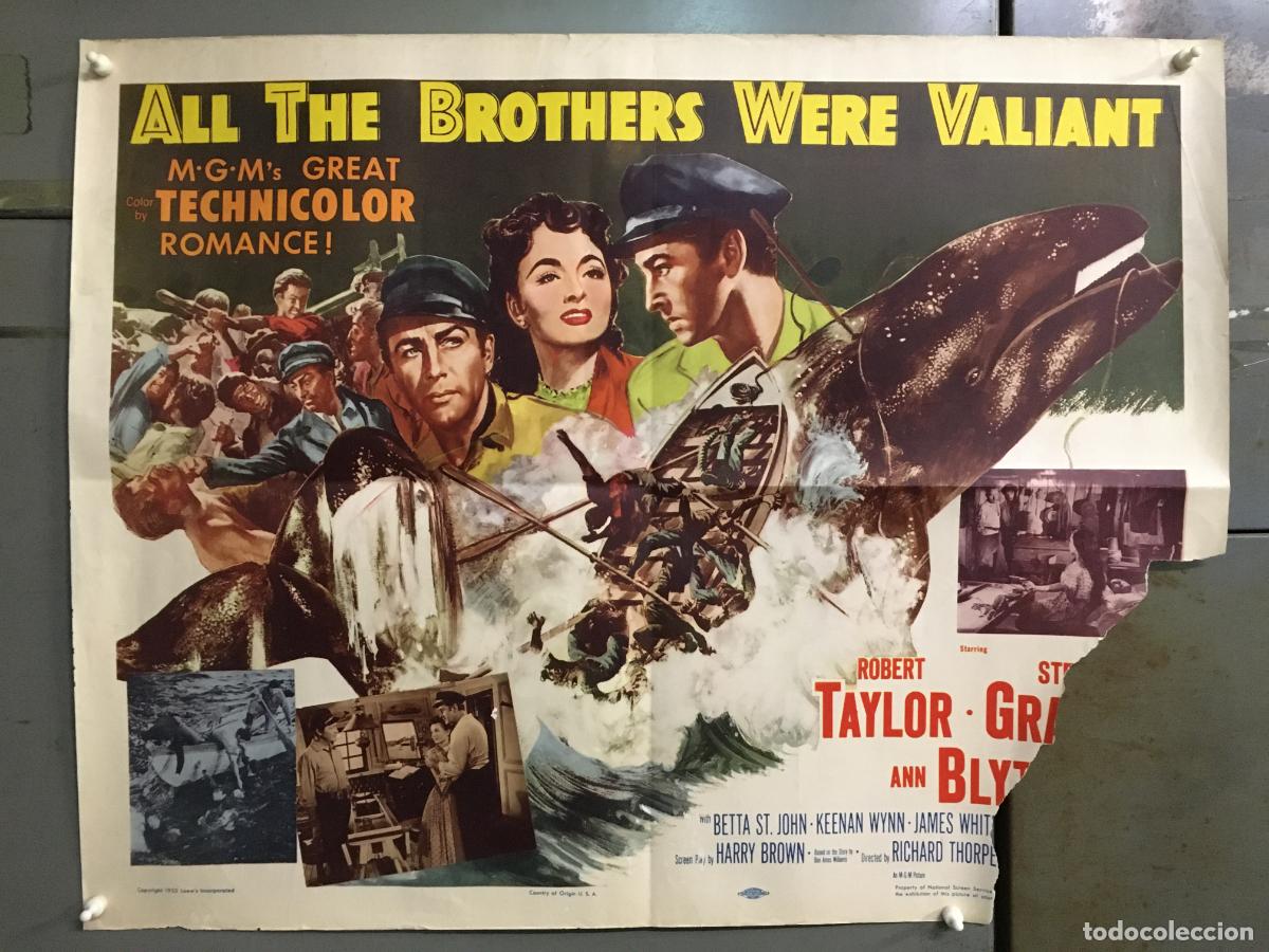 Cinema: AEZ03 TODOS LOS HERMANOS ERAN VALIENTES TAYLOR BLYTH GRANGER POSTER ORIGINAL AMERICANO 55x70