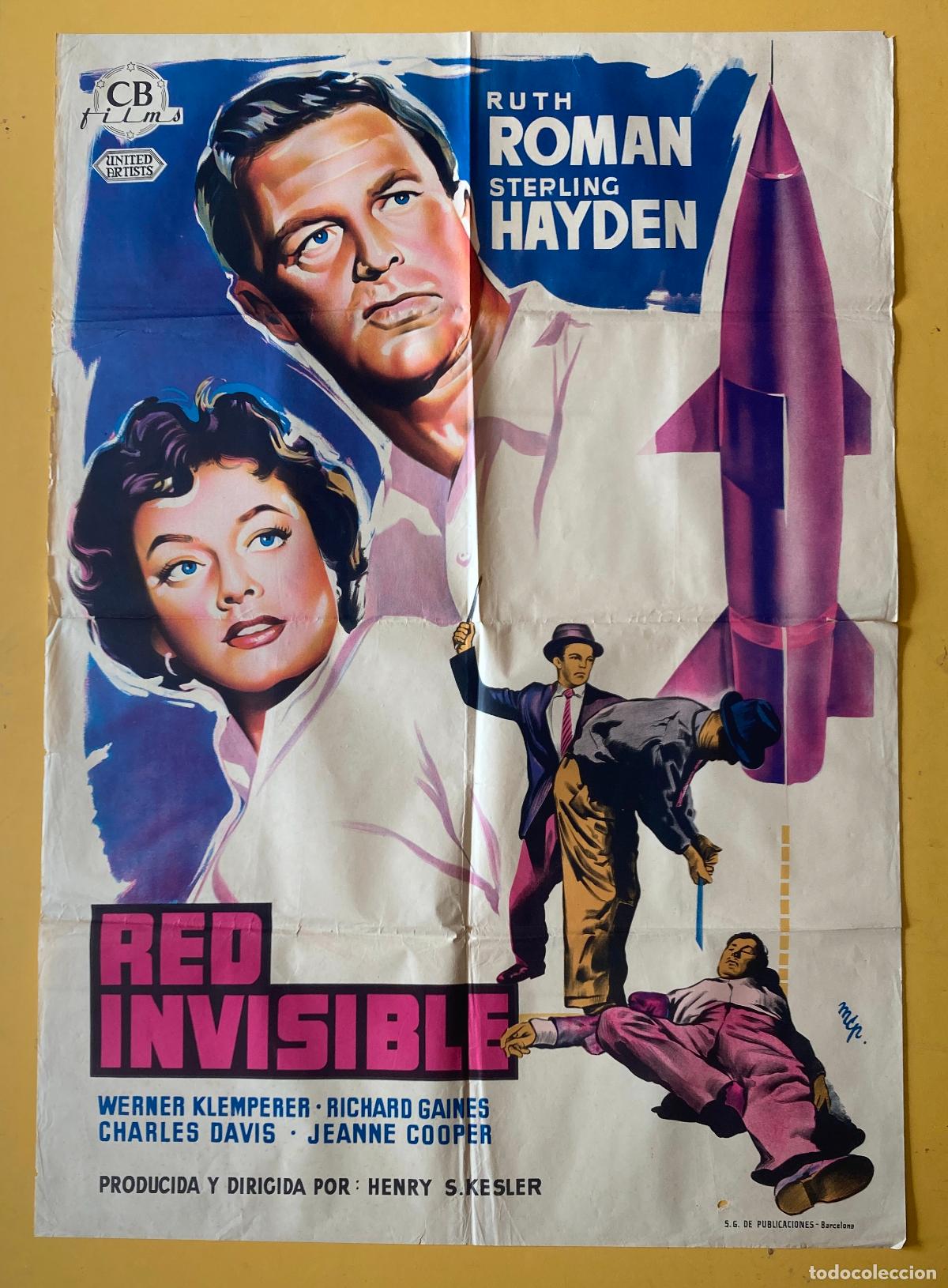 Cine: POSTER ORIGINAL, RED INVISIBLE