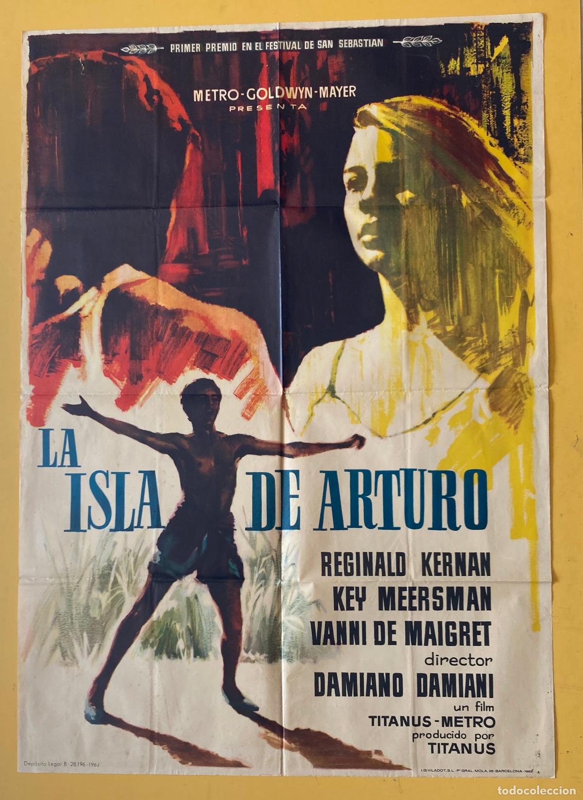 Cine: POSTER ORIGINAL, LA ISLA DE ARTURO