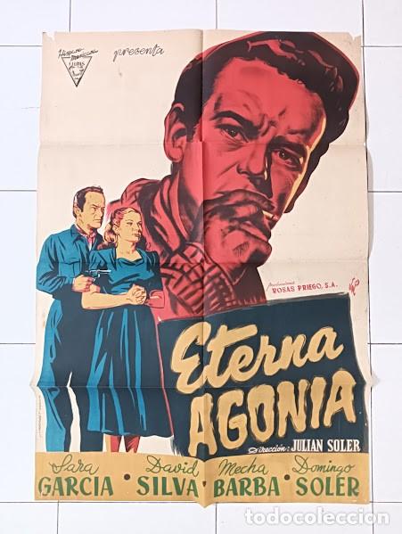 Cine: SMP 2126 ETERNA AGONIA MECHE BARBA DAVID SILVA JANO POSTER ORIGINAL 70X100 ESTRENO LITOGRAFIA