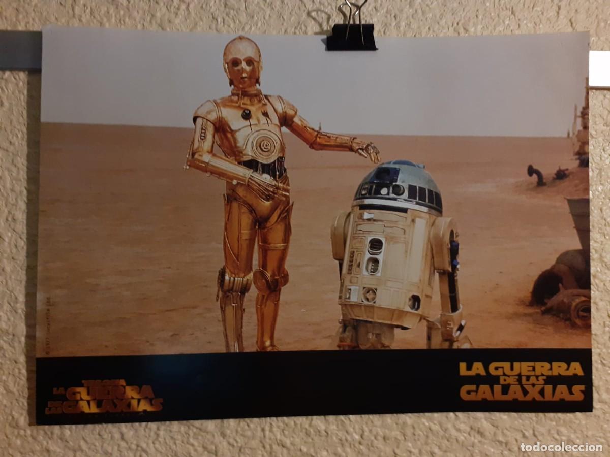 Cinema: Fotocromos (Lobby cards) Originales Star wars La Guerra de las Galaxias 34x24 cm