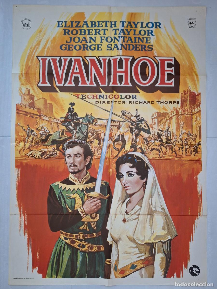 Cine: ANTIGUO CARTEL CINE IVANHOE 1974 P-1776 RV