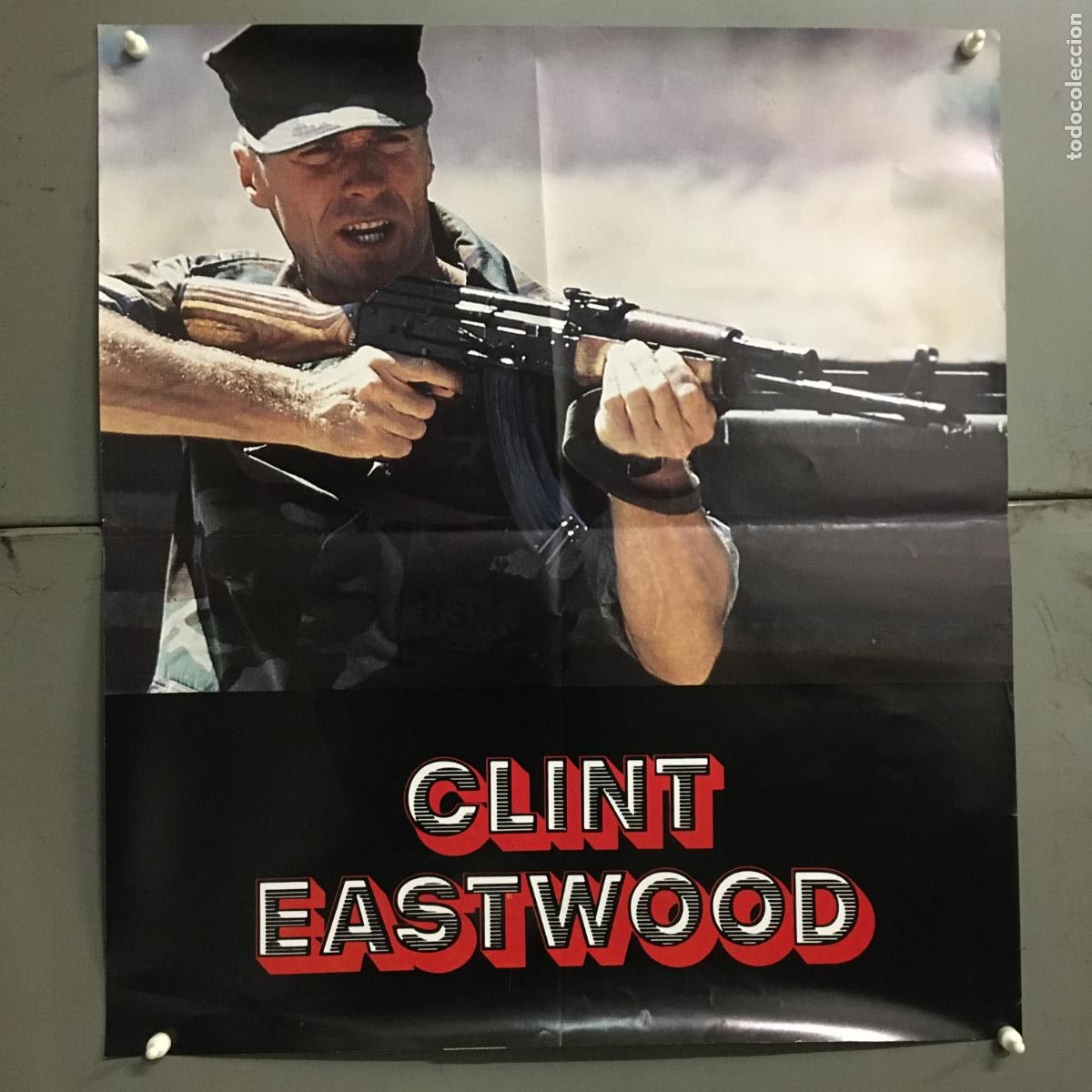 Cine: AEZ39 EL SARGENTO DE HIERRO CLINT EASTWOOD POSTER ORIGINAL ESTRENO 50X60 h1