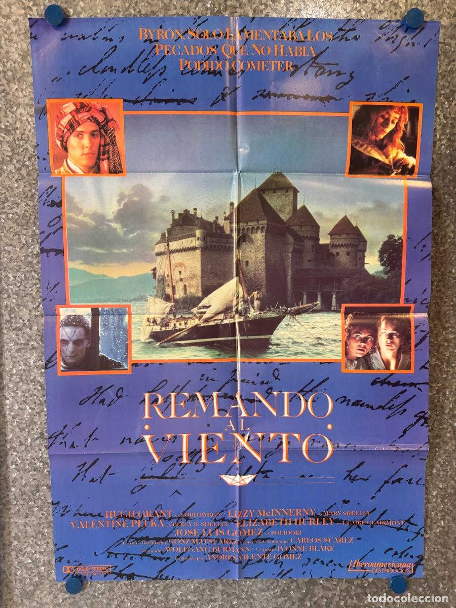 Cine: Remando al viento, Hugh Grant, Jose Carlos Ribas, Poster Original