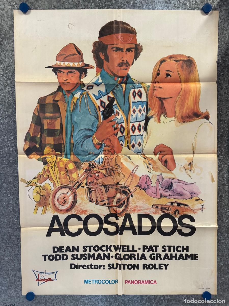 Cine: Acosados, Dean Stockwell, Pat Stich, A&ntilde;o 1978, Poster Original