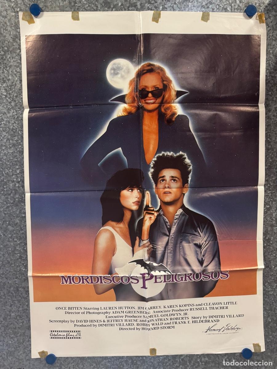 Cine: Mordiscos Peligrosos, Jim Carrey, Karen Kopins , A&ntilde;o 1985, Poster Original