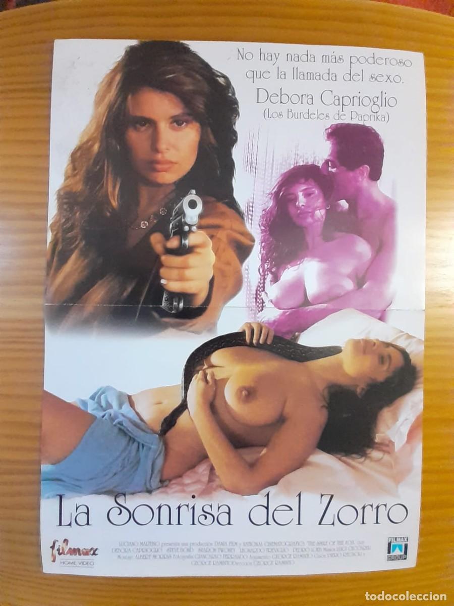 Cine: Cartel guia original de la pel&iacute;cula La Sonrisa del Zorro 1992