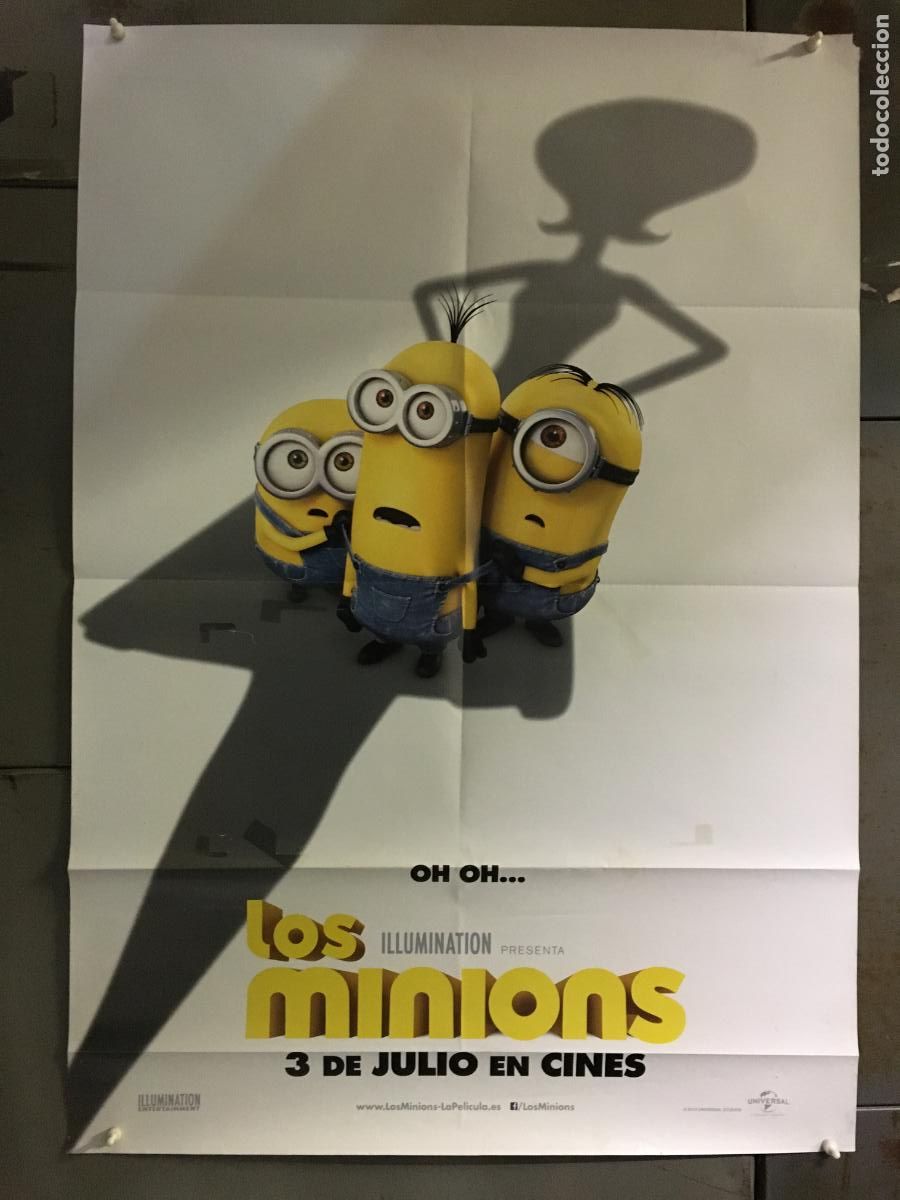 Cine: AEZ53 LOS MINIONS ANIMACION POSTER ORIGINAL ESTRENO 70X100 h0