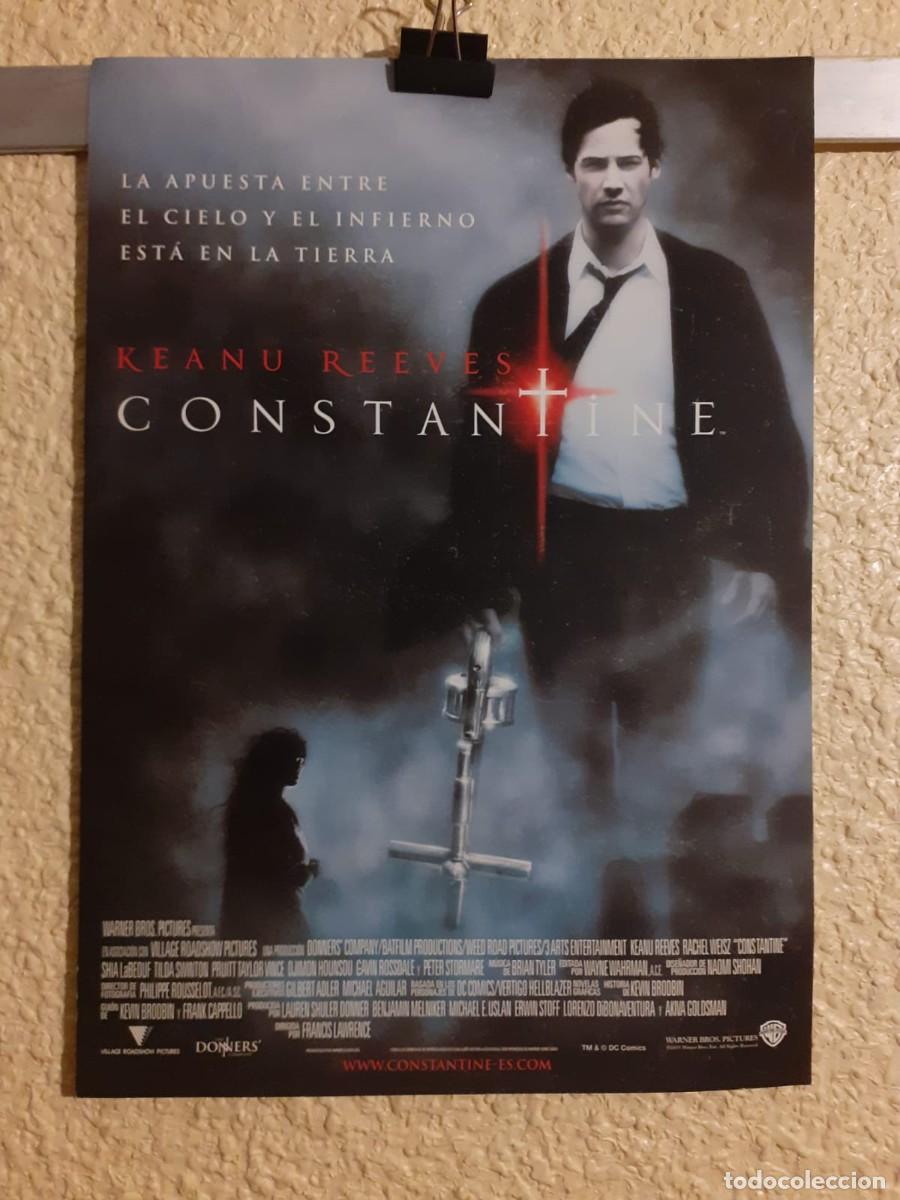 Cine: Mini cartel original Constantine (2005) 30x21 cm